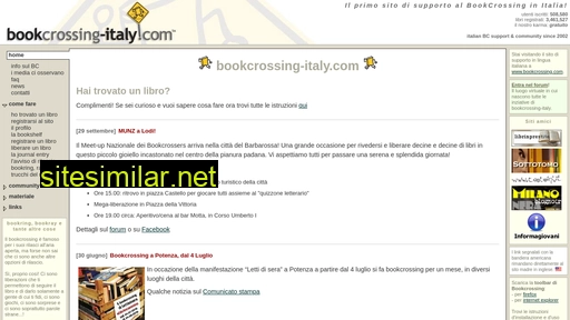 bookcrossing-italy.com alternative sites