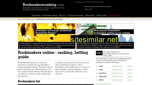 bookmakersranking.com alternative sites