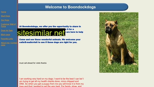 Boondockdogs similar sites