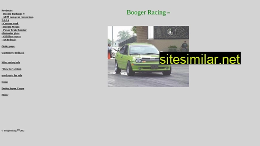 boogerracing.com alternative sites