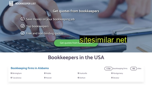 Bookkeeper-list similar sites
