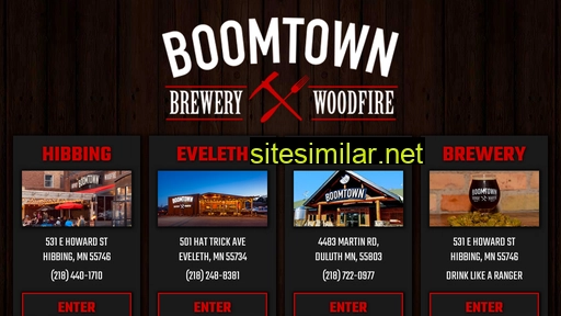 boomtownwoodfire.com alternative sites