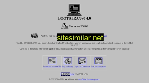 Bootstra386 similar sites
