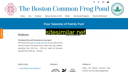 bostonfrogpond.com alternative sites