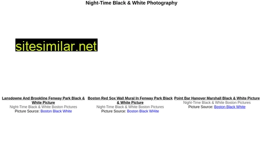 Boston-black-and-white-photography similar sites