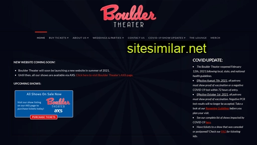 bouldertheater.com alternative sites