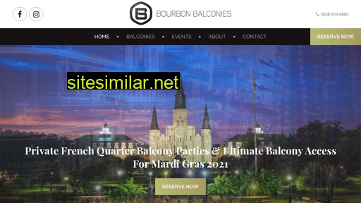 bourbonbalcony.com alternative sites