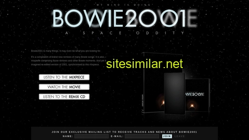 bowie2001.com alternative sites