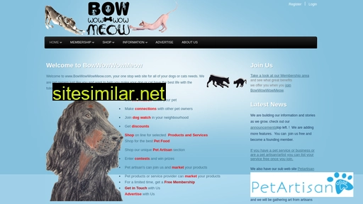 bowwowwowmeow.com alternative sites