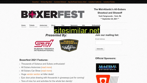 Boxerfest similar sites