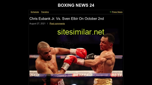 Boxingnews24 similar sites