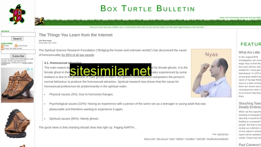 boxturtlebulletin.com alternative sites