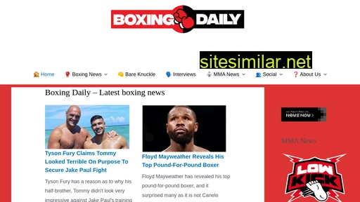 boxingdaily.com alternative sites