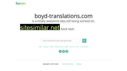 Boyd-translations similar sites