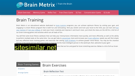 brainmetrix.com alternative sites