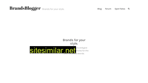 brandsblogger.com alternative sites