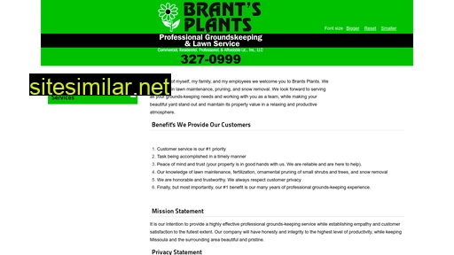 brantsplantsinc.com alternative sites