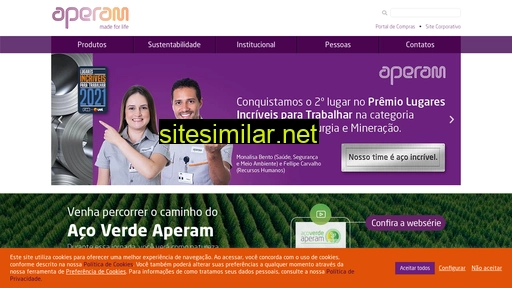 brasil.aperam.com alternative sites