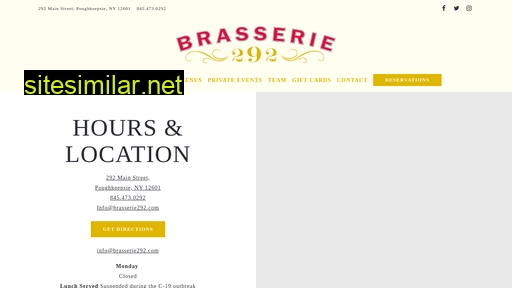brasserie292.com alternative sites