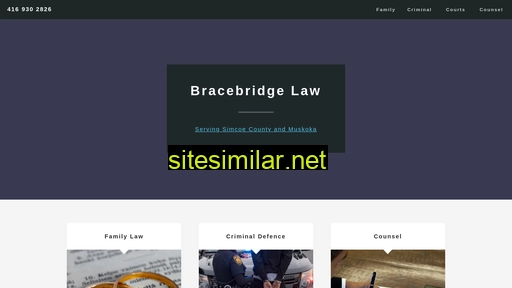 bracebridgelaw.com alternative sites