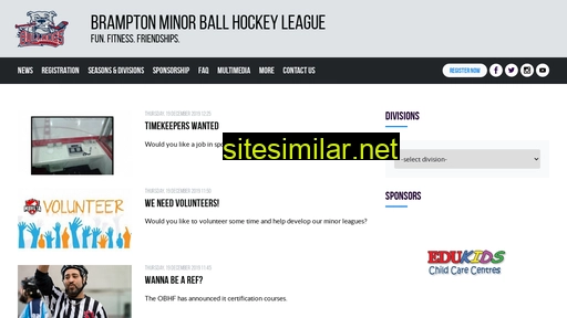 bramptonminorballhockey.com alternative sites