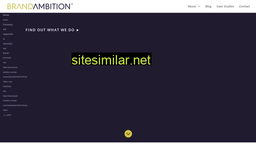 brand-ambition.com alternative sites