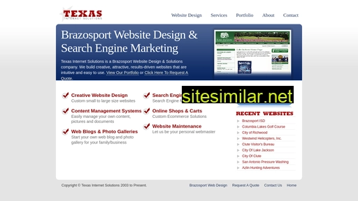 Brazosportwebdesign similar sites