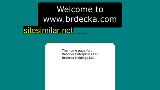 brdecka.com alternative sites