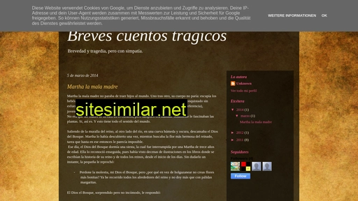 brevescuentostragicos.blogspot.com alternative sites