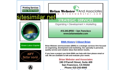 Brianwebster similar sites