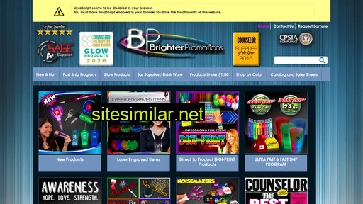 brighterpromotions.com alternative sites