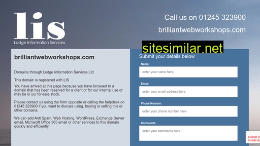Brilliantwebworkshops similar sites