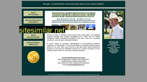 brinkerhoffbloodstock.com alternative sites