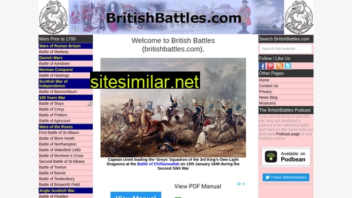 Britishbattles similar sites