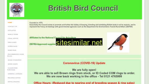 britishbirdcouncil.com alternative sites