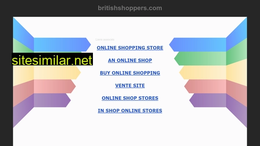 britishshoppers.com alternative sites