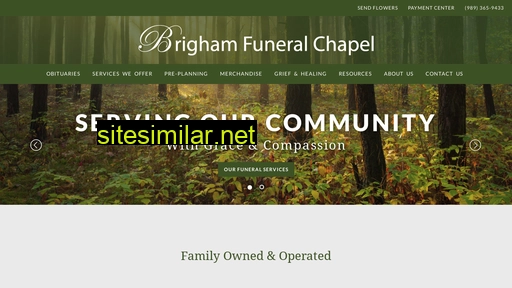 brighamfuneralchapel.com alternative sites