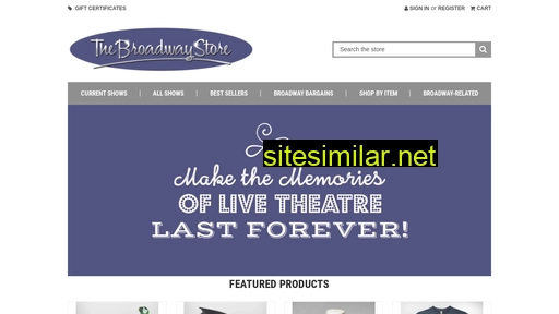 broadwaystore.com alternative sites