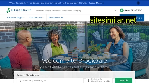 brookdale.com alternative sites