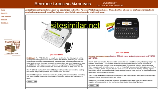 Brotherlabelingmachines similar sites