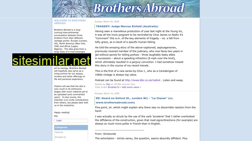 brothersabroad.com alternative sites
