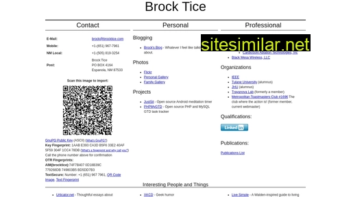 brocktice.com alternative sites