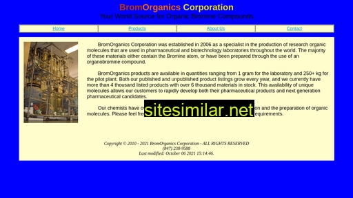 Bromorganics similar sites