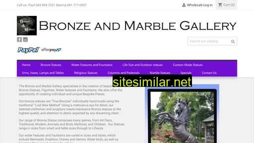 bronzeandmarblegallery.com alternative sites