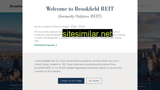 brookfieldreit.com alternative sites