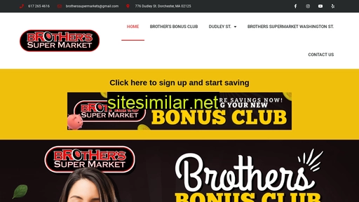 brotherssupermarkets.com alternative sites