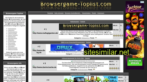 browsergame-toplist.com alternative sites