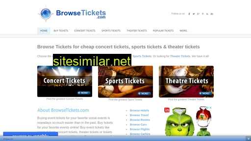 browsetickets.com alternative sites