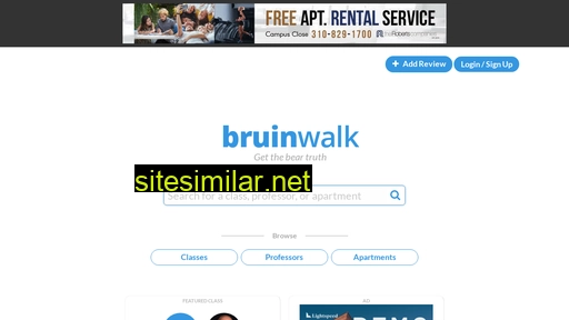 bruinwalk.com alternative sites