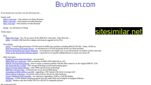 brutman.com alternative sites